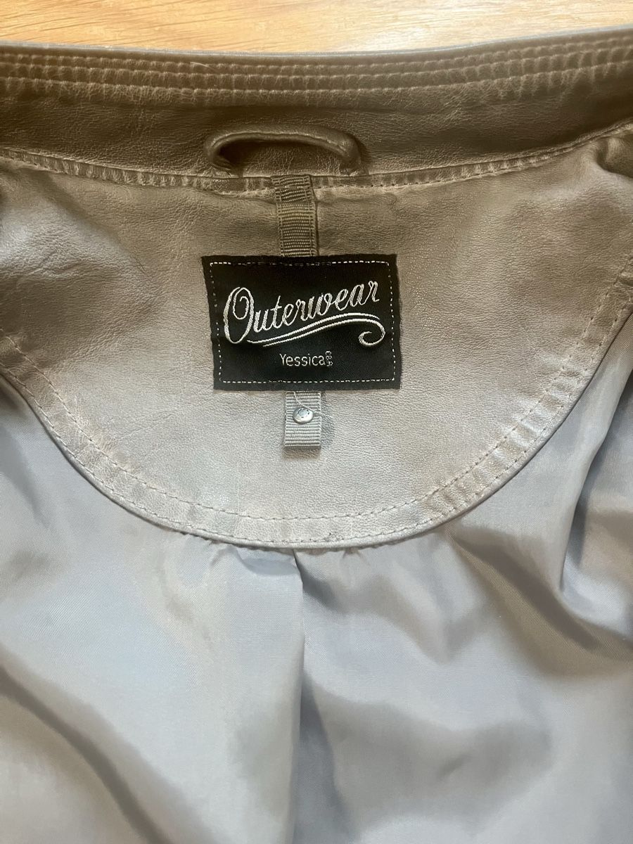 C&A Giacche: Schöne graue Jacke im Lederlook, Gr. 42 – Usato da Weiach venduto da Meine-kleine-Welt 4