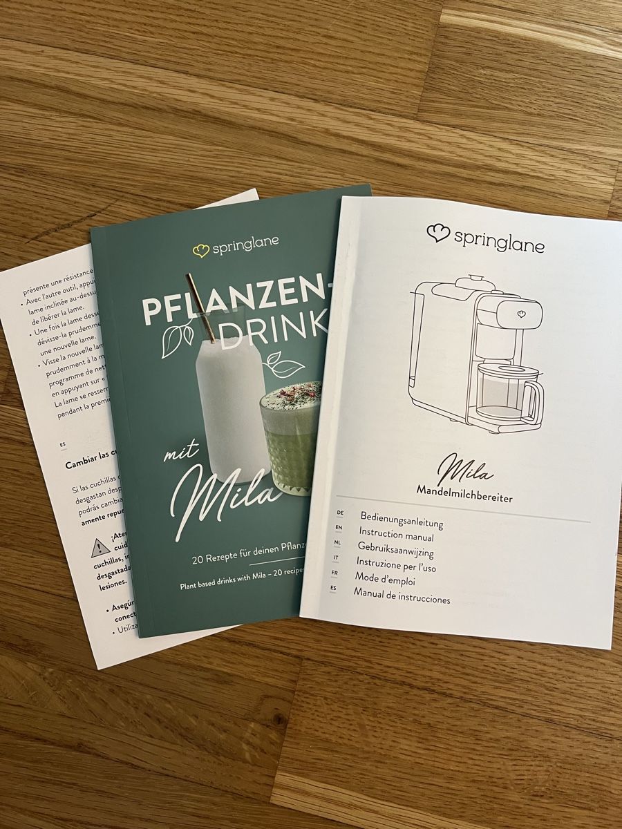 Elettrodomestici da cucina: Springlane Mandelmilchbereiter - Neuwertig! – Nuovo e nell'imballaggio originale da Luzern venduto da closettheory 3