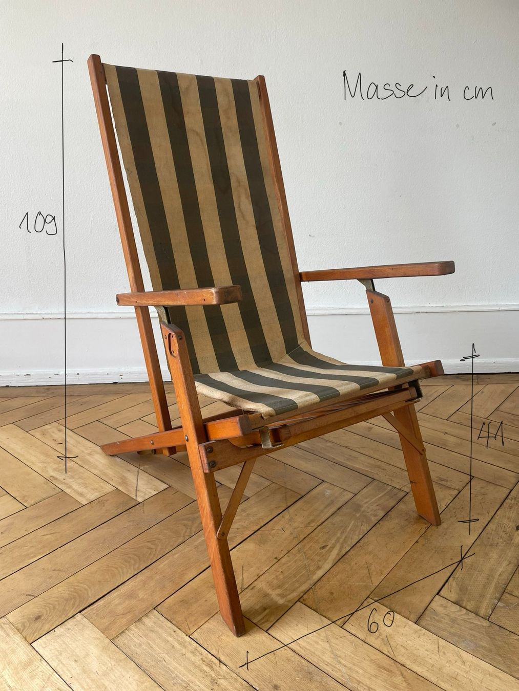 Sedie a sdraio: Fahrner Liegestuhl Designklassiker – Usato da Bern venduto da respublica