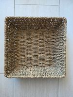 Panier carré tressé fait main