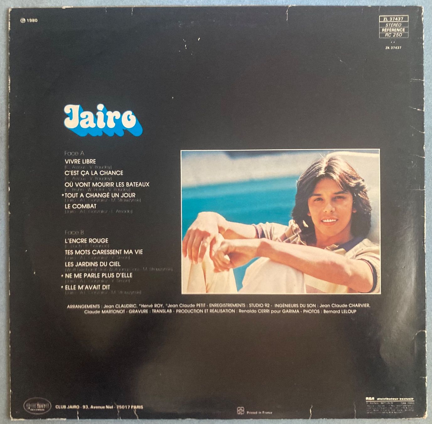 Dischi in vinile: JAIRO - VIVRE LIBRE – Usato da Poliez-Pittet venduto da Newtown-Records 1