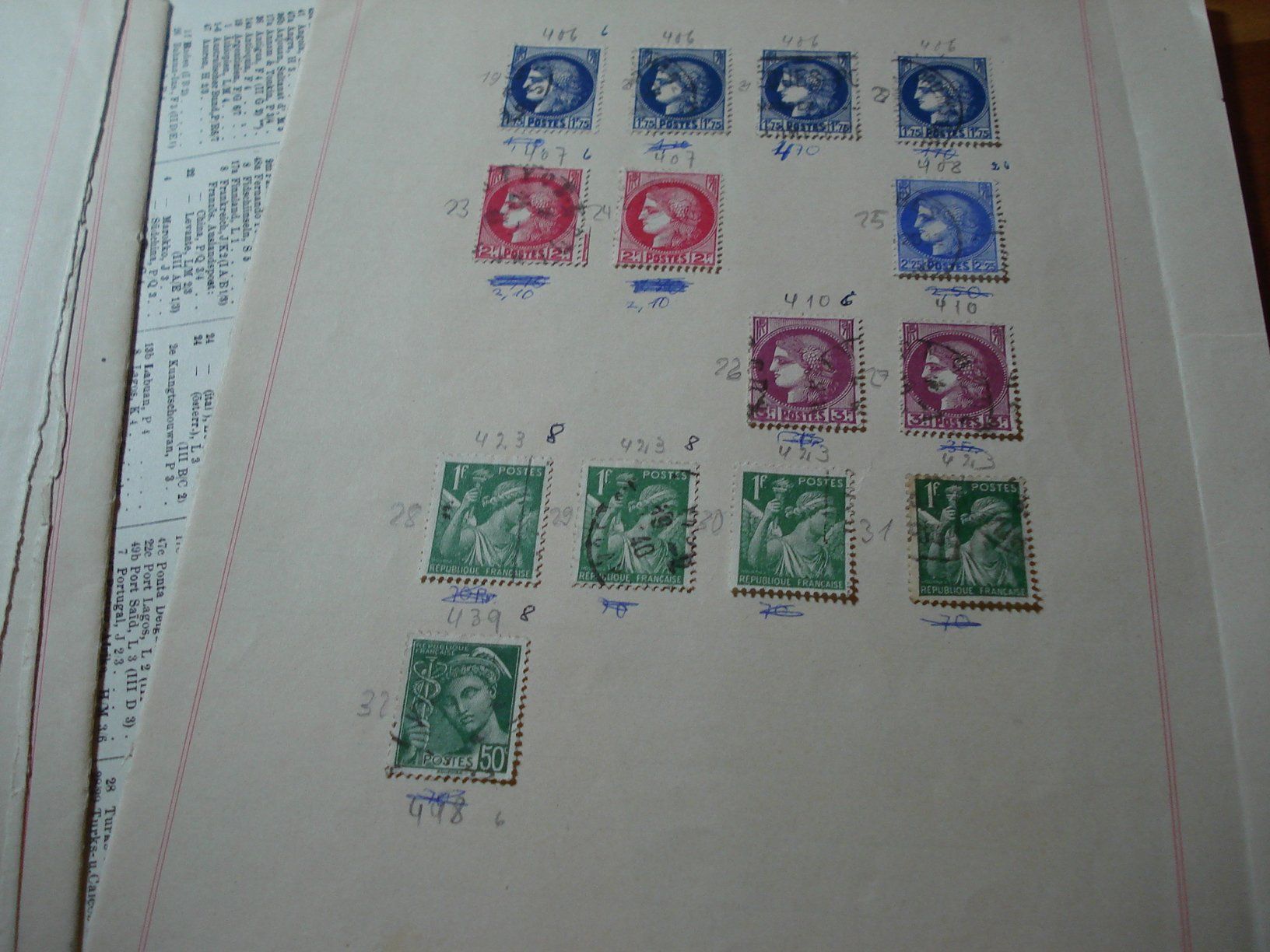 Tous les timbres: Lot alte Briefmarken Frankreich – D'occasion à Niederwil AG par morostahu 9
