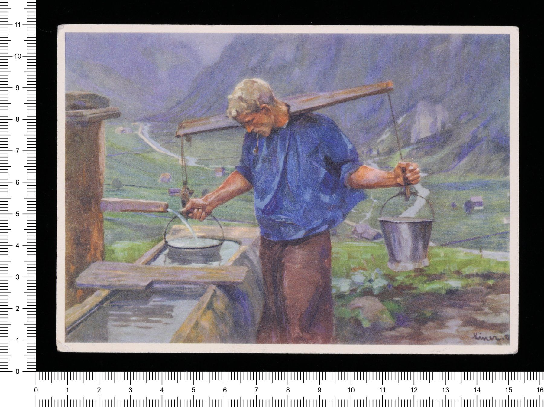 Cartoline postali: Pro Juventute / Das Wasser – Usato da Riehen venduto da Tignanello1