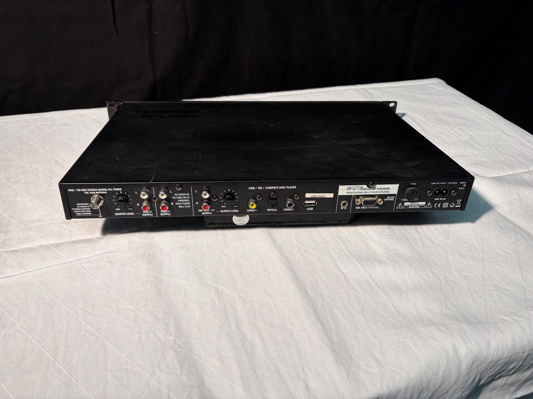 Sistemi audio & multimediali: Multimedia-Player Apart PCR3000R – Usato da Neftenbach venduto da causkanasa 6