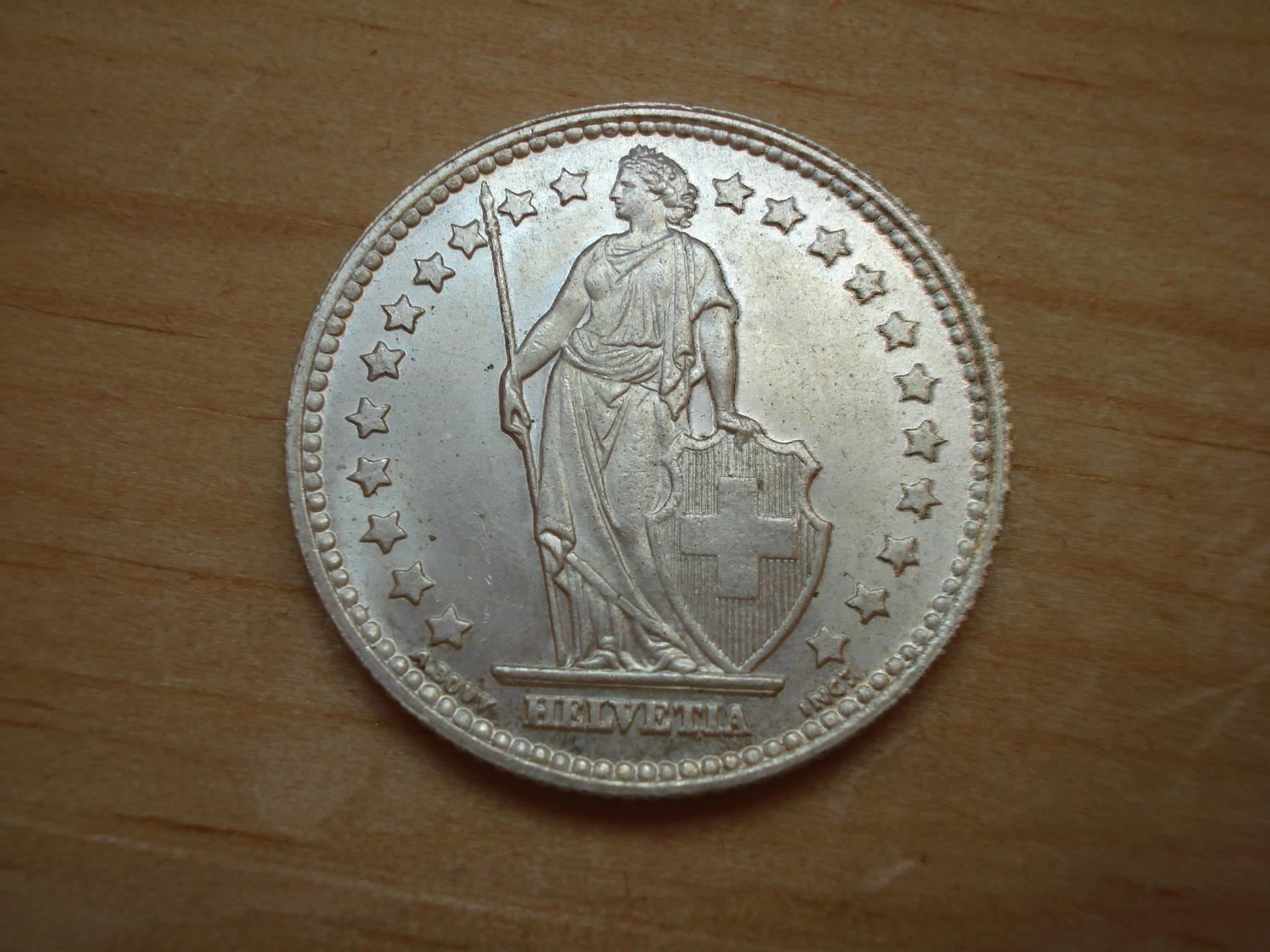Tutti le monete: (A1)  1  Franken  1944  STGL – Usato da Erlach venduto da Net-Coins 1