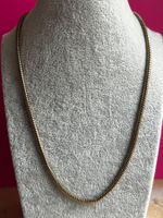 Schlangenkette, elegant & klassisch, golden