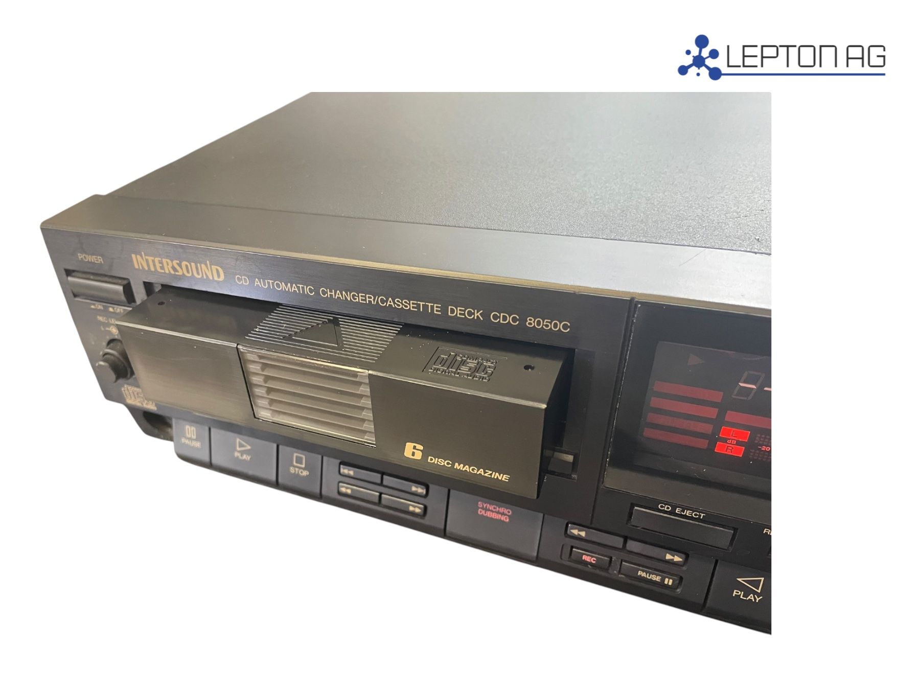 Sistemi audio & multimediali: Intersound CD Automatic Changer/Casette Deck CDC 8050C – Usato da Niederdorf venduto da LeptonAG 2