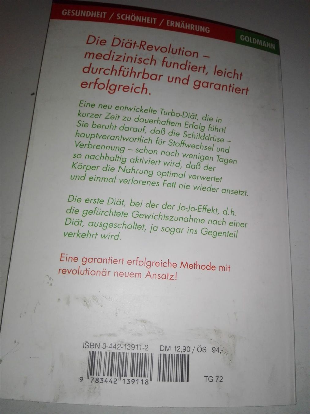 Libri: Dieter Markert: Die Markert Diät   '1996 – Usato da St. Gallen venduto da elkapone 9