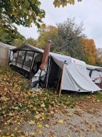 Wohnwagen mit Stellplatz am Neuenburgersee, Campingplatz
