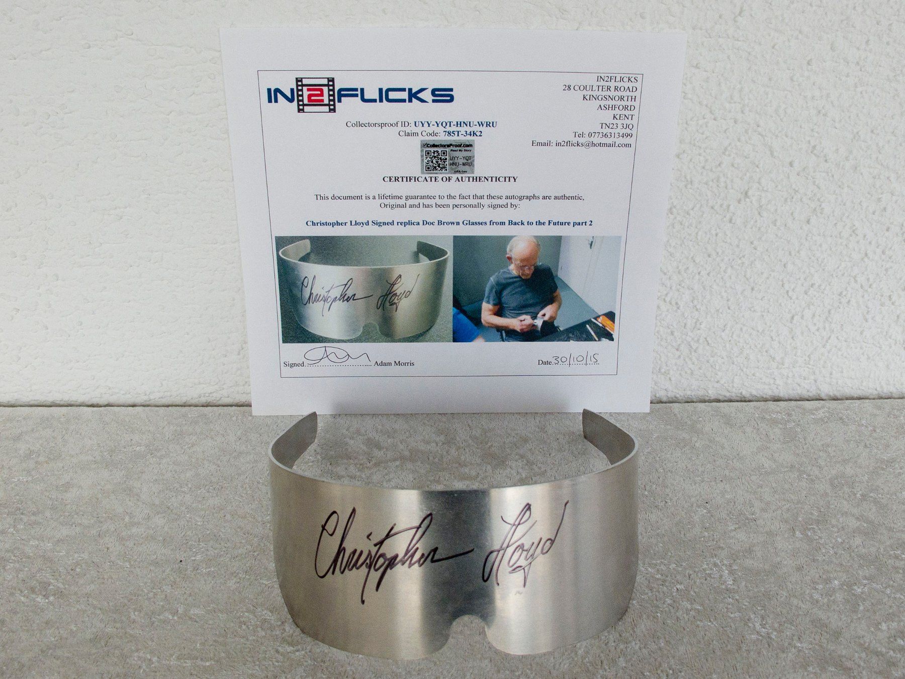 Autogramme: CHRISTOPHER LLOYD Autogramm Brille von Back to the Future – Gebraucht aus Blauen von wosonst