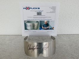CHRISTOPHER LLOYD Autogramm Brille von Back to the Future