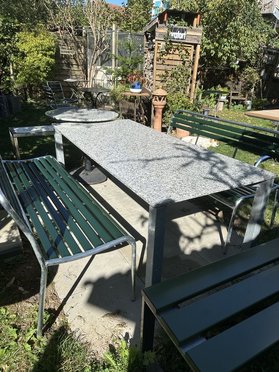 Tische: Gartentisch mit Granitplatte 185x85cm – Gebraucht aus Trüllikon von angela4444 6