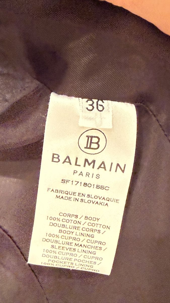 Balmain Jacken: Balmain 36 jacket – Gebraucht aus geneve von gro_7mmx 1