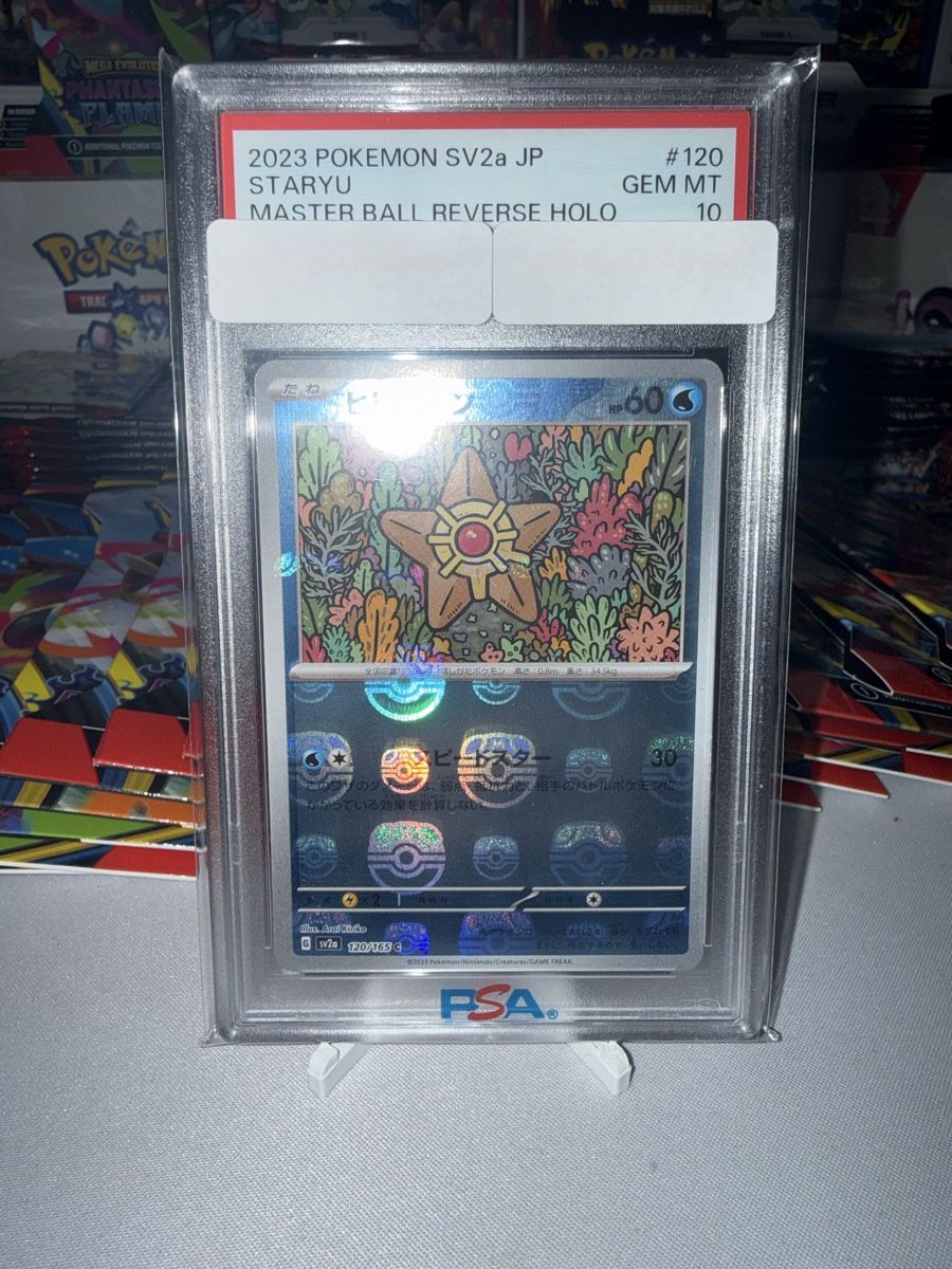Pokémon Carte collezionabili: Sterndu Master Ball (xsv2a 120) PSA 10 – Nuovo e nell'imballaggio originale da Bern venduto da Ludixii