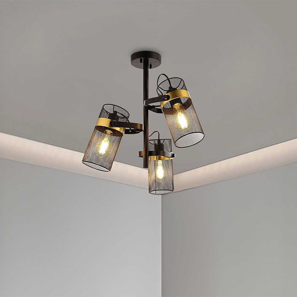 Lampadari & plafoniere: 21513 - Deckenleuchte Deckenlampe LIMBO Schwarz/Gold – Nuovo e nell'imballaggio originale da Wallenwil venduto da toesstal-vertrieb