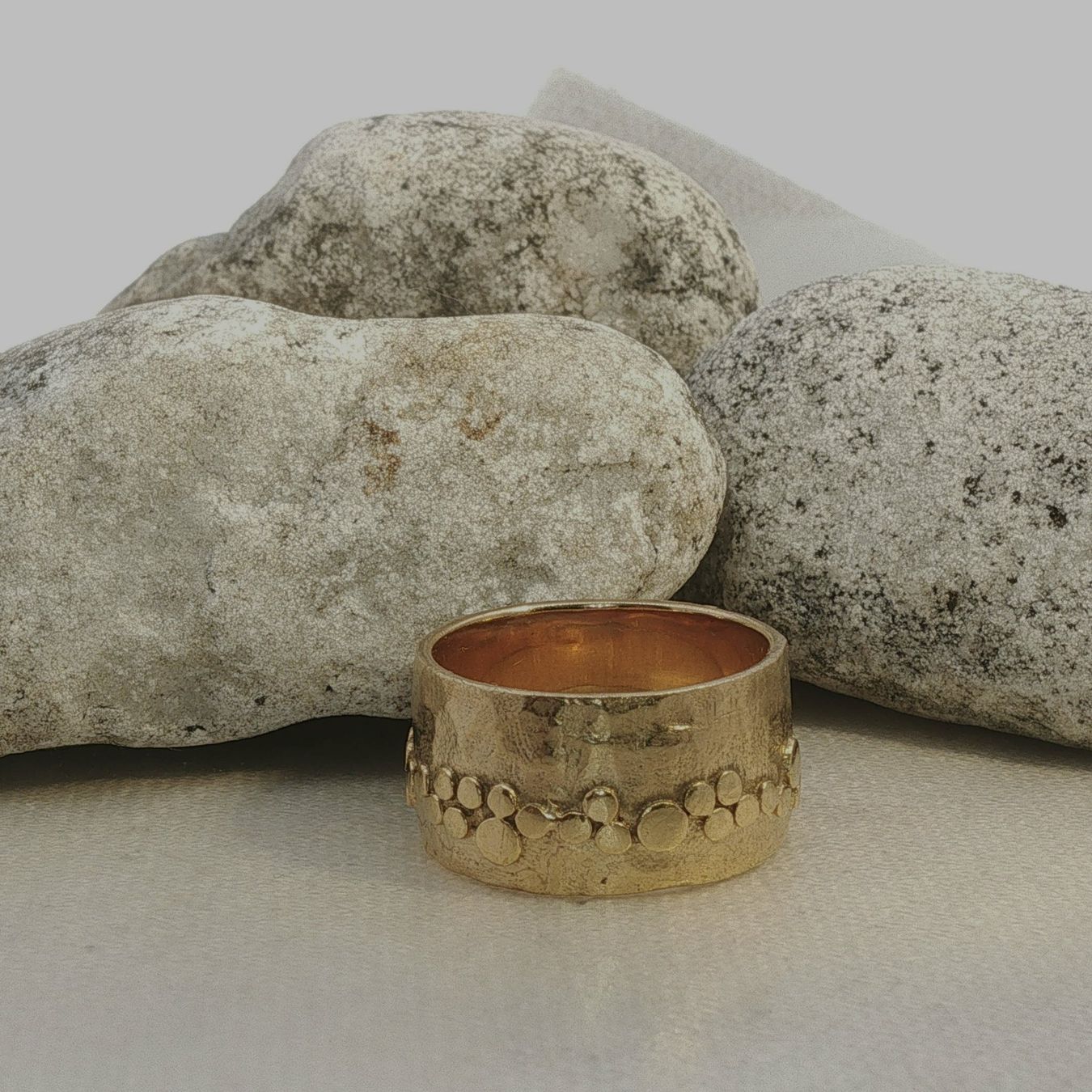Olga Ribler Anelli: Silberring gelbvergoldt Grösse 59 – Nuovo (secondo la descrizione) da Luzern venduto da Schmuckoutlet 3