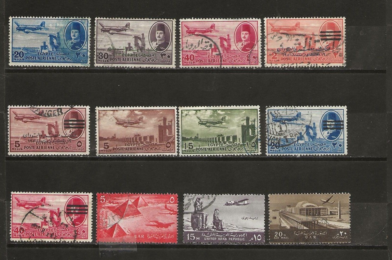 Alle Briefmarken: Egypte air post 1976 ... – Gebraucht aus Sion von PierreP01 2