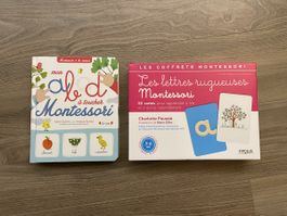 Lot de 2 jeux éducatifs Montessori pour enfants 3-6 ans