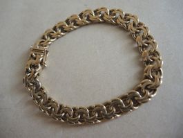 Armband Bracelet Panzer Arm Kette 750 Gold 18 Karat ct