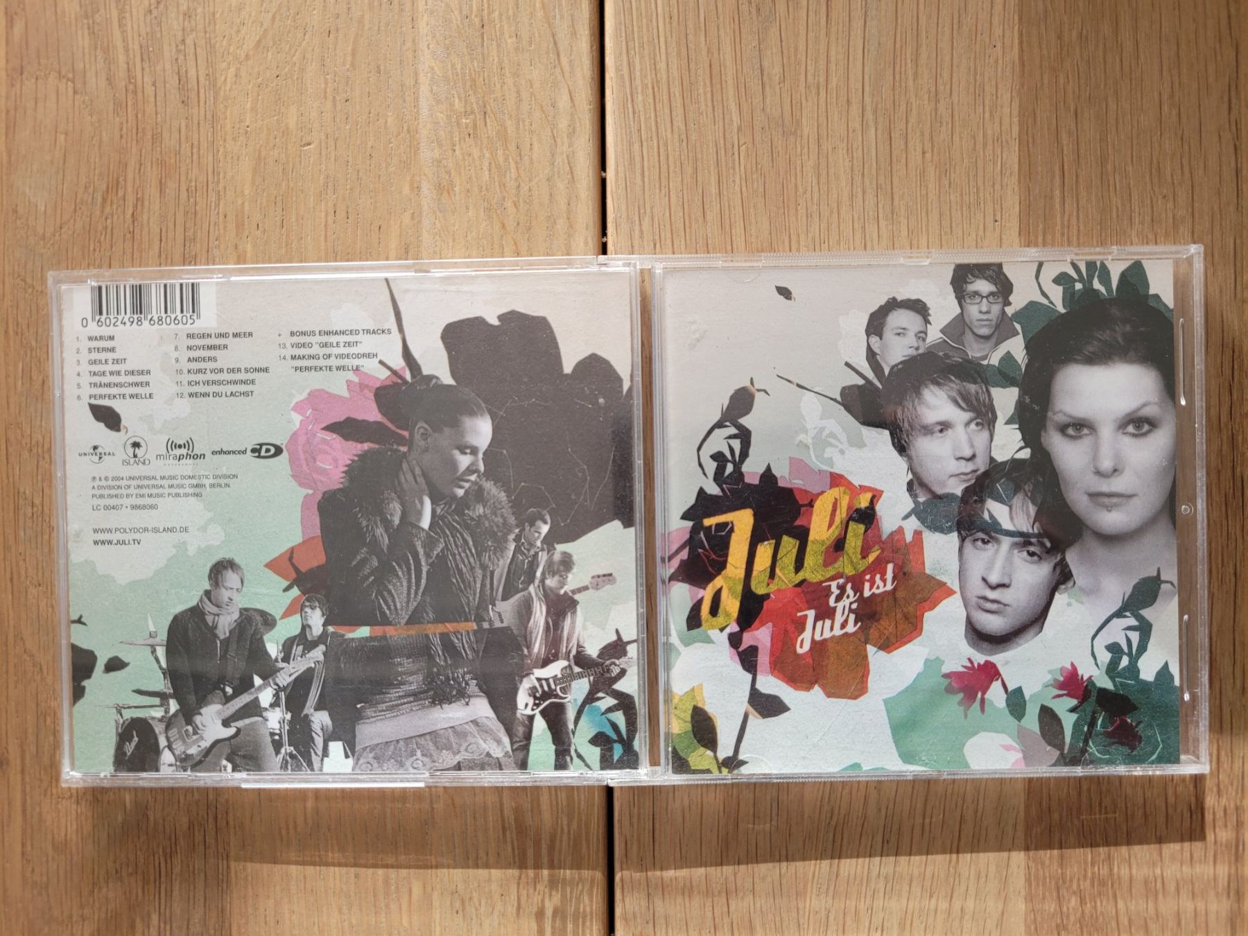 CD: CD Juli - Es Ist Juli, 2004 – Usato da Nebikon venduto da Harley-Davidson01