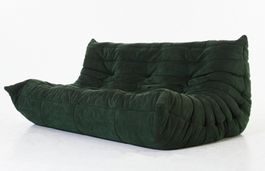 SALE: 3er Sofa Togo, neu bezogen mit Alcantara