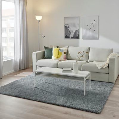 Ikea Tappeti: IKEA Teppich SPENTRUP lfl 160x230 hell grautürkis/Punkte – Nuovo e nell'imballaggio originale da Rothenburg venduto da IKEA_Rothenburg 1
