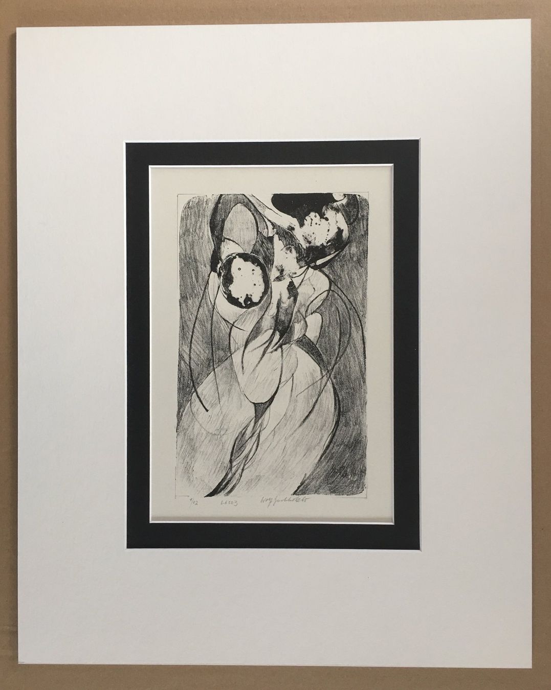 Grafica & Litografie: Wolff Buchholz      "Komposition L6503"      Lithographie – Usato da Nennigkofen venduto da juhit 1