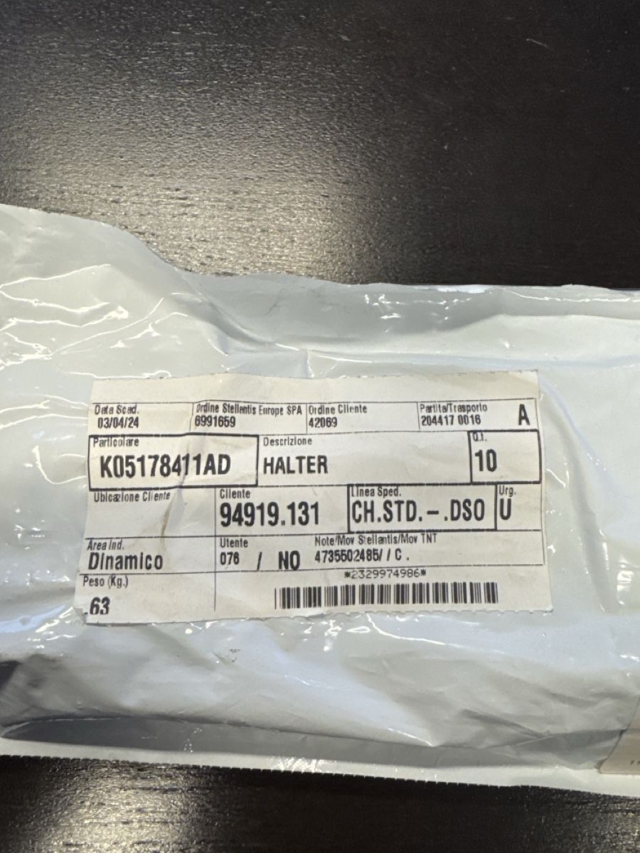 Jeep Tutti pezzi di ricambio auto: Halter K05178411AD – Nuovo e nell'imballaggio originale da Zürich venduto da but_2gsm