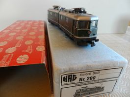H0 AC HAG E-Lok Re 6/6 2 teilig SBB grün