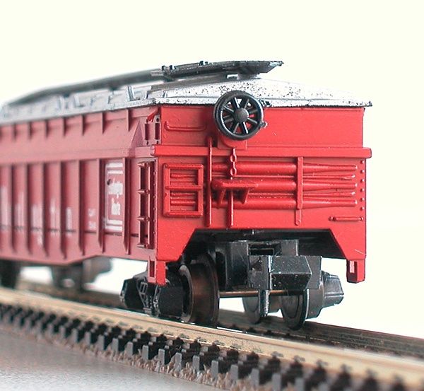Trix Modellini di ferrovie: Minitrix US Box Car Burlington Spur N – Usato da Oberwil BL venduto da Klang 2