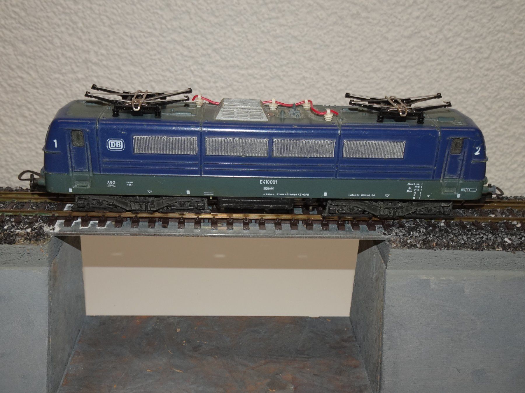 Lima Modellini di ferrovie: Lima 208033 DB E410 001  H0 DC – Usato da Hinwil venduto da Berling0 1