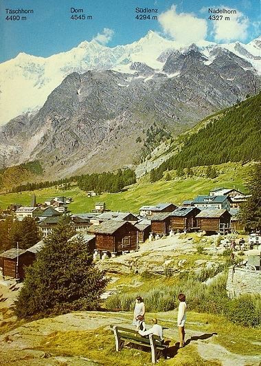 Ansichtskarten: SAAS-FEE – Gebraucht aus Jona von philajona