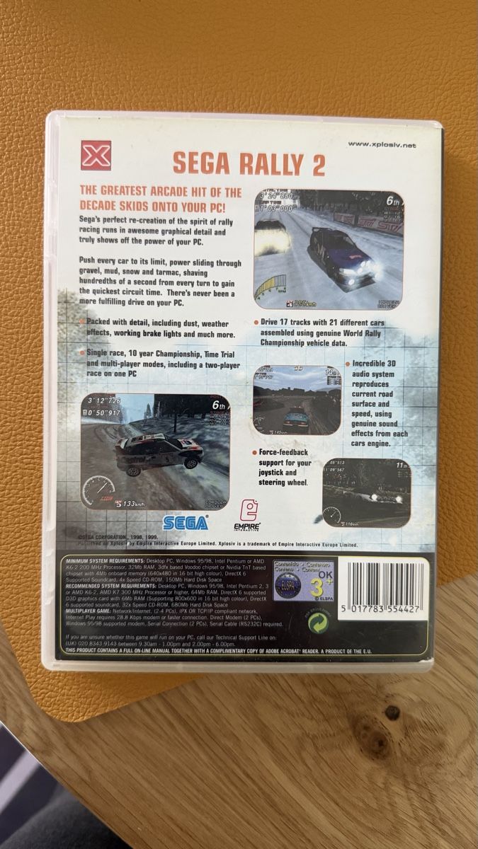Sega Giochi: Gioco pc sega rally introvabile – Usato da Caslano venduto da tuning21 2