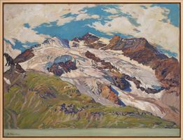 Carl Friedrich Felber (1880-1932): Piz Cambrena
