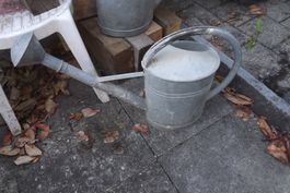 Gieskanne verzinkt,gartendeko