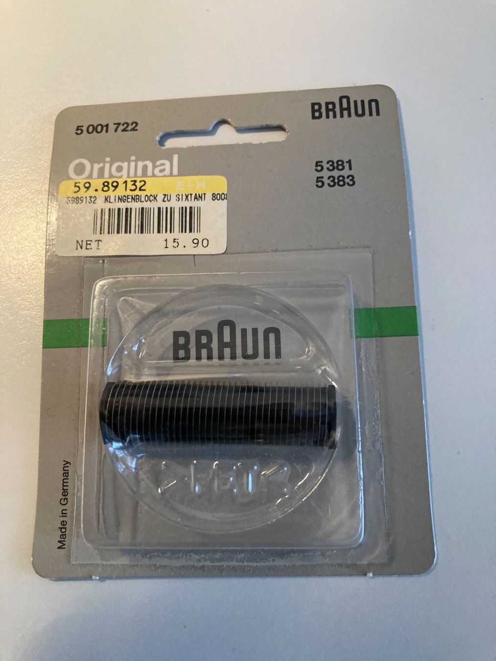 Rasoi & Lamette da barba: Braun Rasierer Ersatzteil – Nuovo e nell'imballaggio originale da Wil SG venduto da Pin05 2