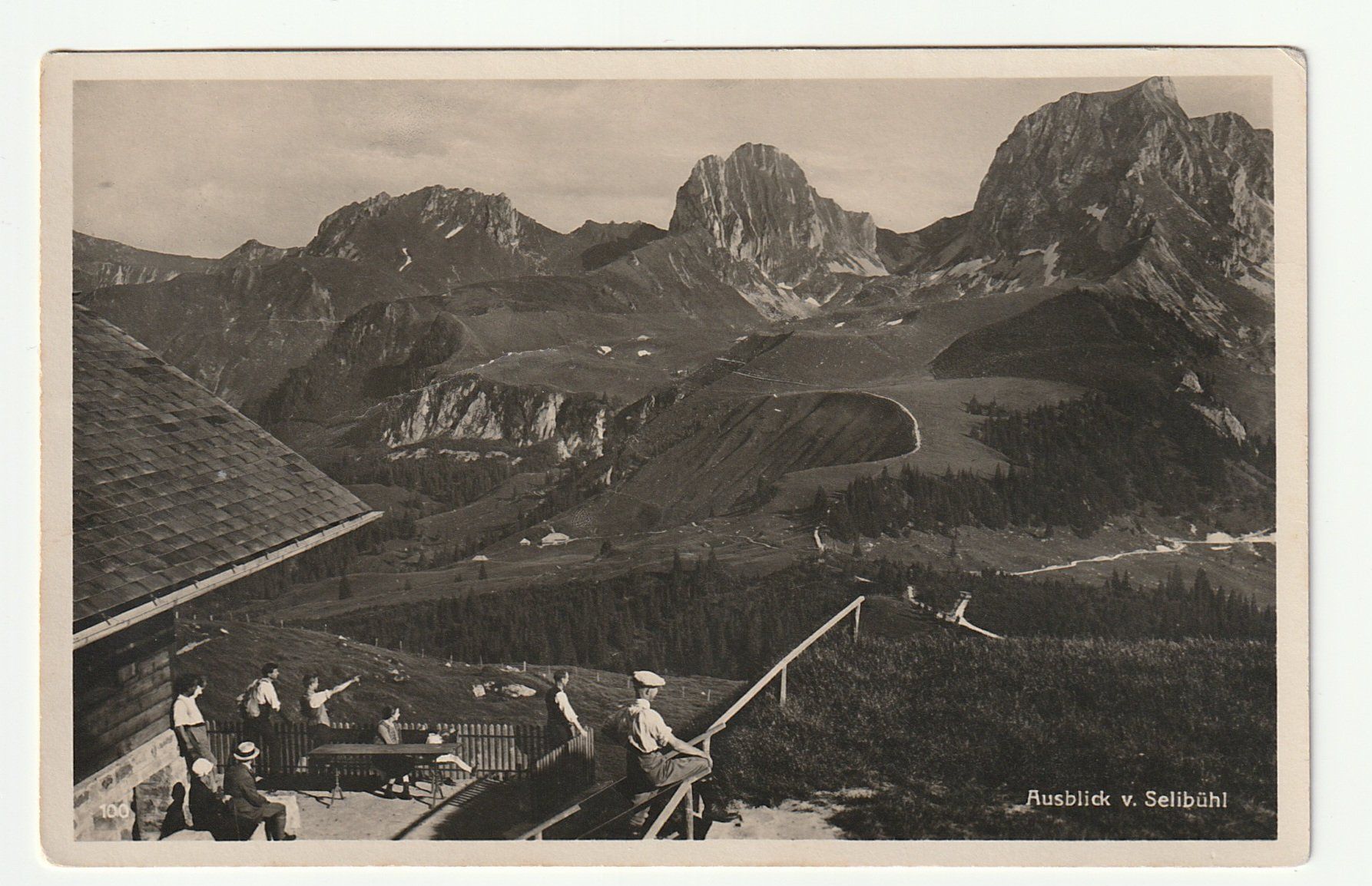 Cartes postales: Postkarte mit Ausblick vom Selibühl, Bern – Défectueux à St. Gallen par Ricardo_Deals