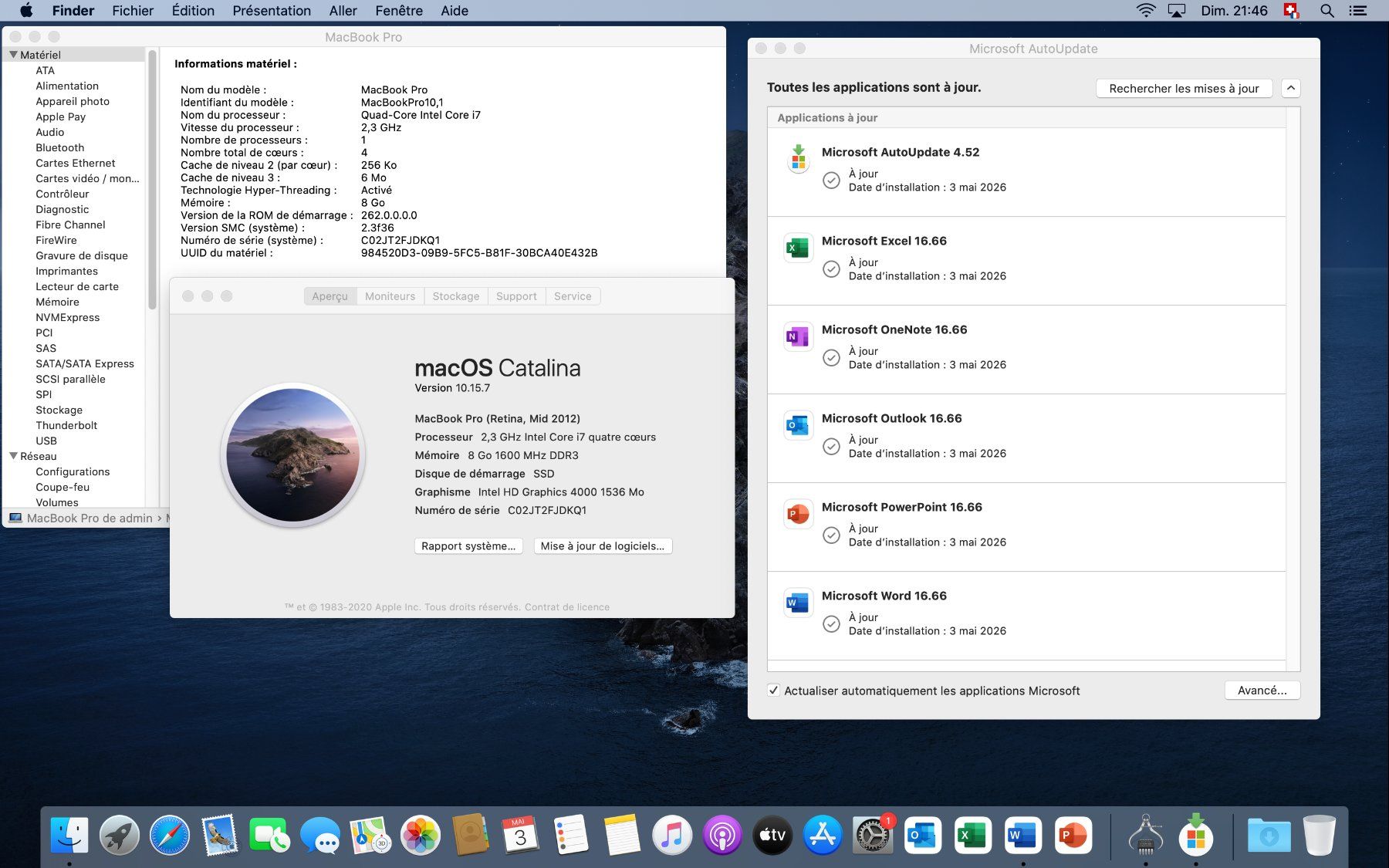 Apple Notebook: Apple MacBook Pro 15 Retina Mid 2012 SSD i7 GeForce Office – Usato da Meyrin venduto da pc1parts 1
