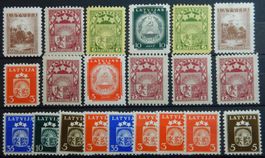 Lettland Lot mit alten Werten XIX