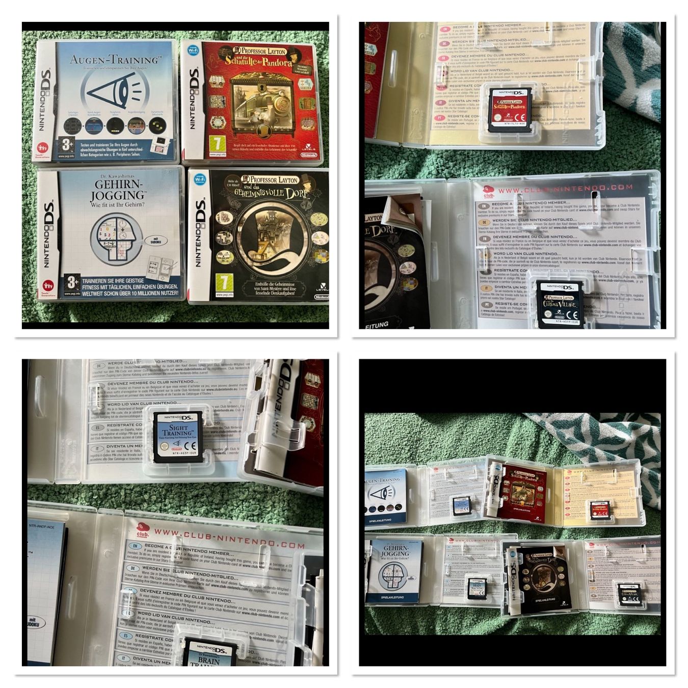 Nintendo Giocattoli: 4 Nintendo DS Spiele – Usato da Hochdorf venduto da Forestgreen