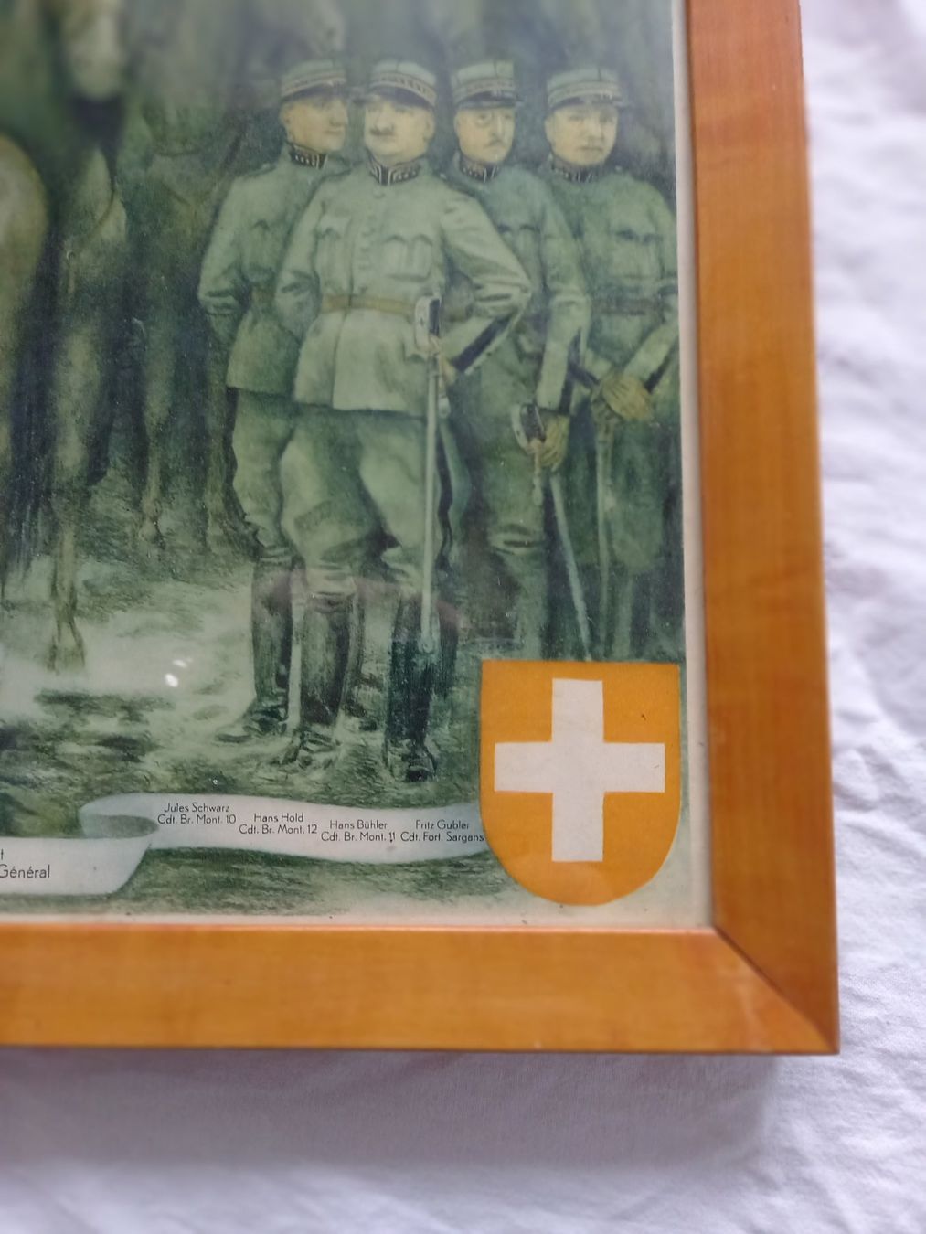 Grafica & Litografie: Lithographie Nos Chefs d'Armée, 1939, sous cadre – Usato da Rossens FR venduto da Souris1 1