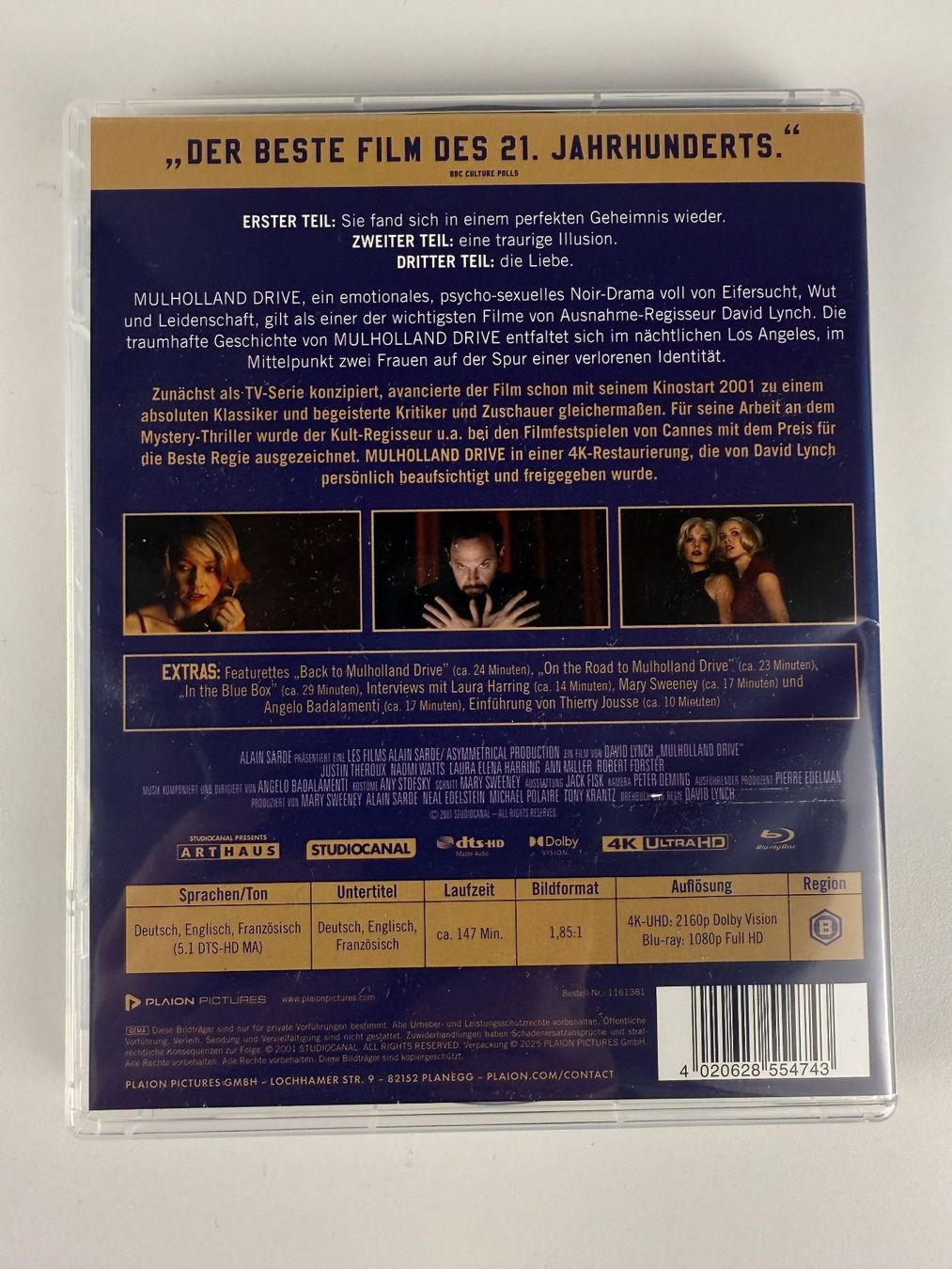 Tutti i DVDs: 4K UltraHD Blu-Ray Mulolland Drive – Usato da Gasel venduto da Alter_Ego 1