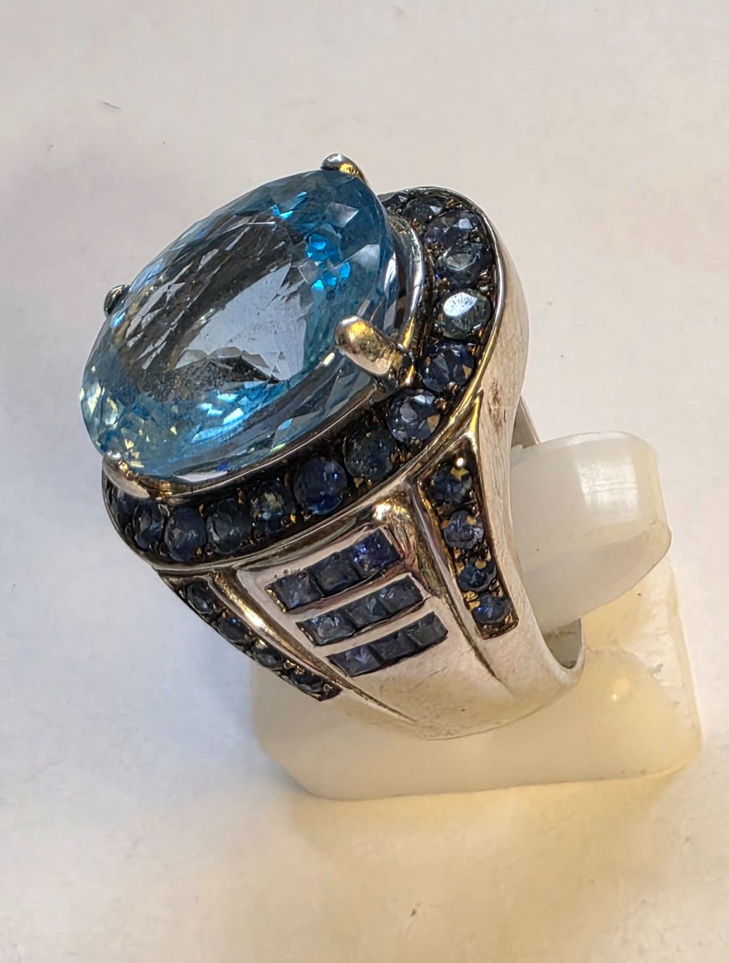 Ringe: Blau Topas Safir Ring – Neu (gemäss Beschreibung) aus Zürich von adriben 7
