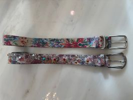 -2- Vanzetti Leder-Gürtel Damen vers. farbig kaum gebraucht!