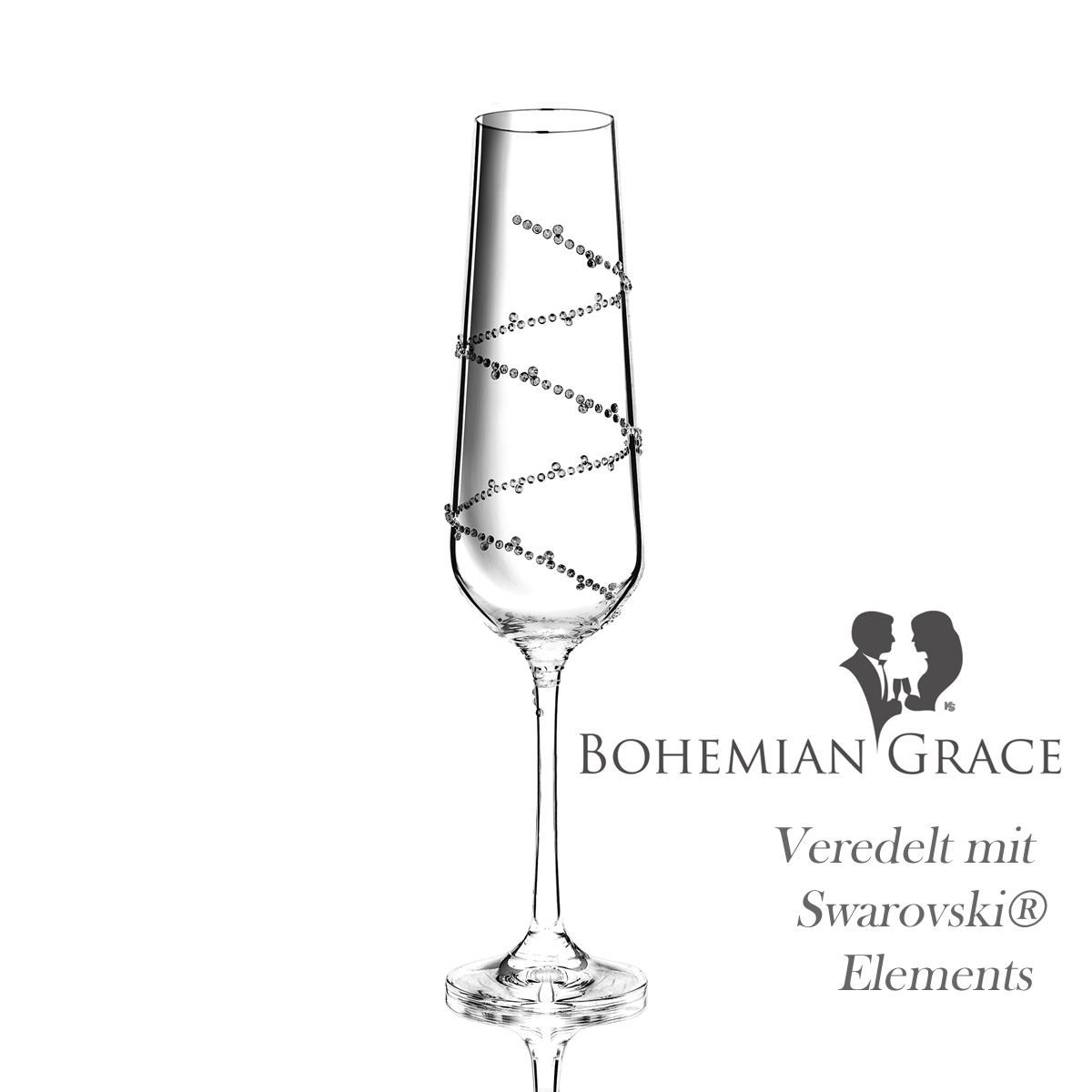 Bicchieri: Sektglas TETHYS AB 2 Stk, Bohemian Grace – Nuovo e nell'imballaggio originale da Wettingen venduto da kochshop 2