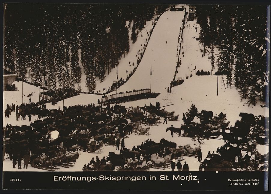 Fotografie & Manifesti: Fotografie Ansicht St. Moritz, Eröffnun – Usato da Berlin venduto da bartko-reher