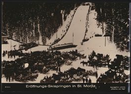 Fotografie Ansicht St. Moritz, Eröffnun