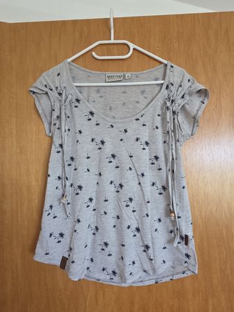 Naketano T-Shirt grau mit Muster Grösse S gebraucht