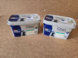 2x neue Dulux Wandfarbe Eierschale à 2,5l ab 1.-