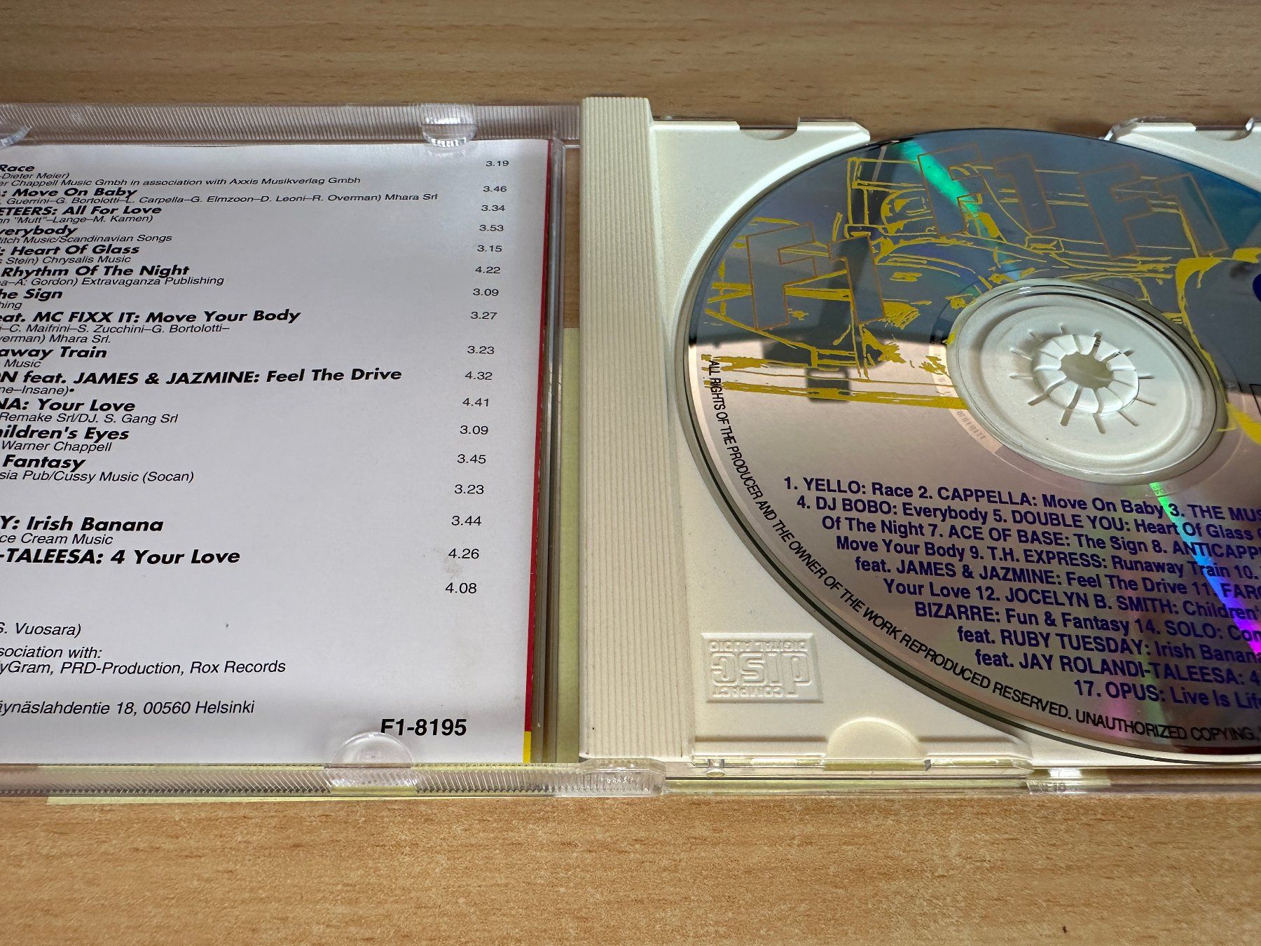 CD: Various – F1 – Usato da Rikon im Tösstal venduto da Alpenmutz 2